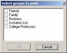 Figure 4.3  File > Print Group list